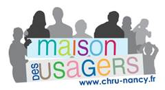 Logo maison des usagers du CHRU de Nancy