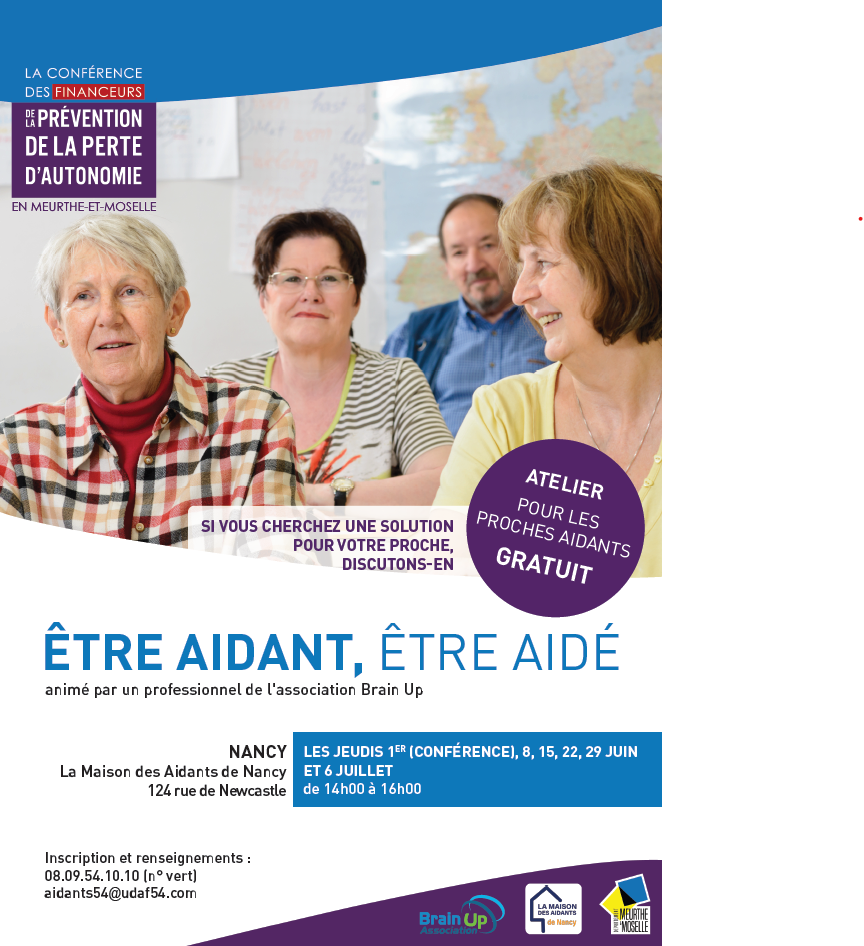 Être aidant, être aidé : atelier gratuit pour les proches aidant.