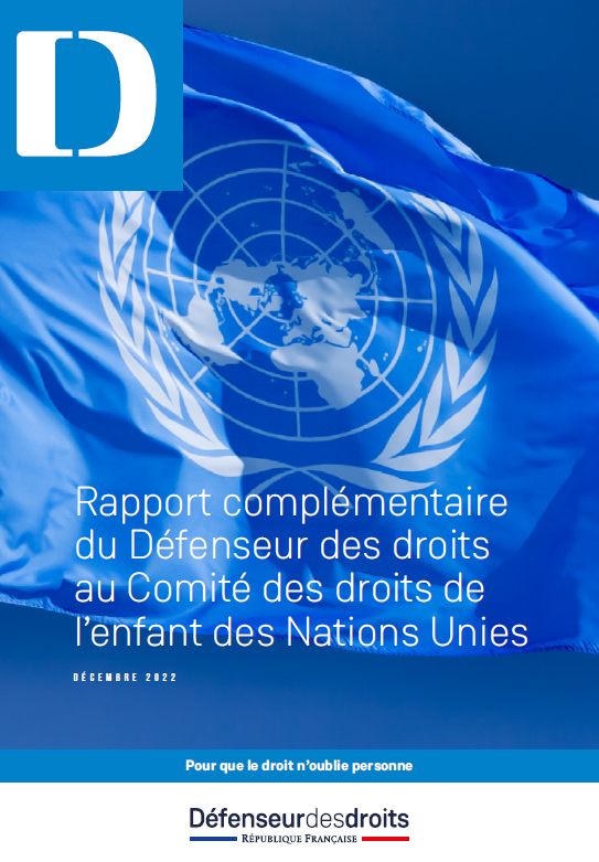 Couverture du rapport complémentaire du défenseur des droits