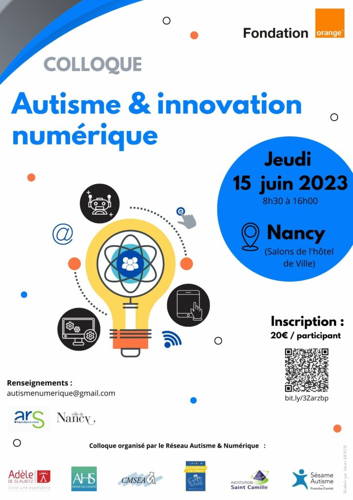 Affiche autisme et innovation numérique