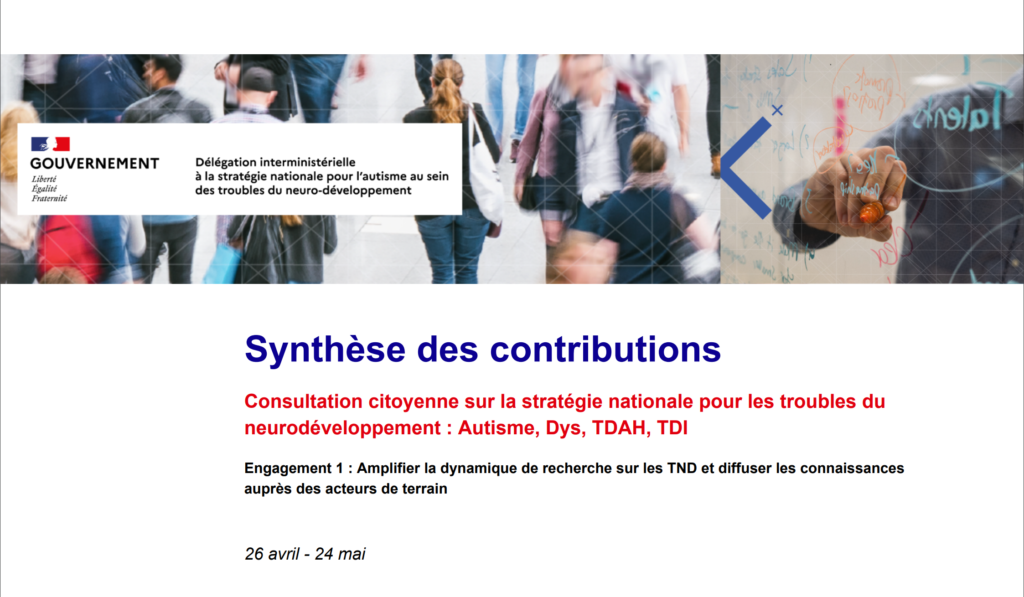 Synthèse des contributions