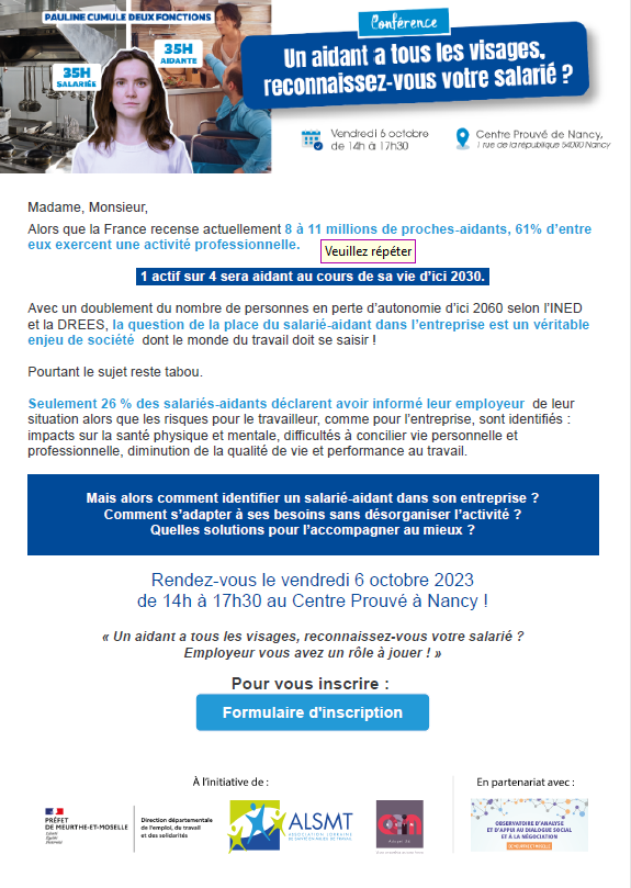 Le salarié aidant