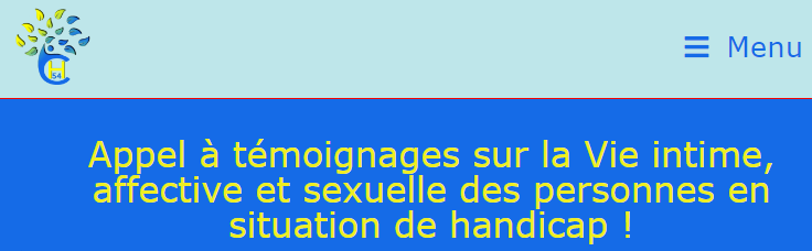  Appel à témoignages sur la vie intime, affective et sexuelle des PSH
