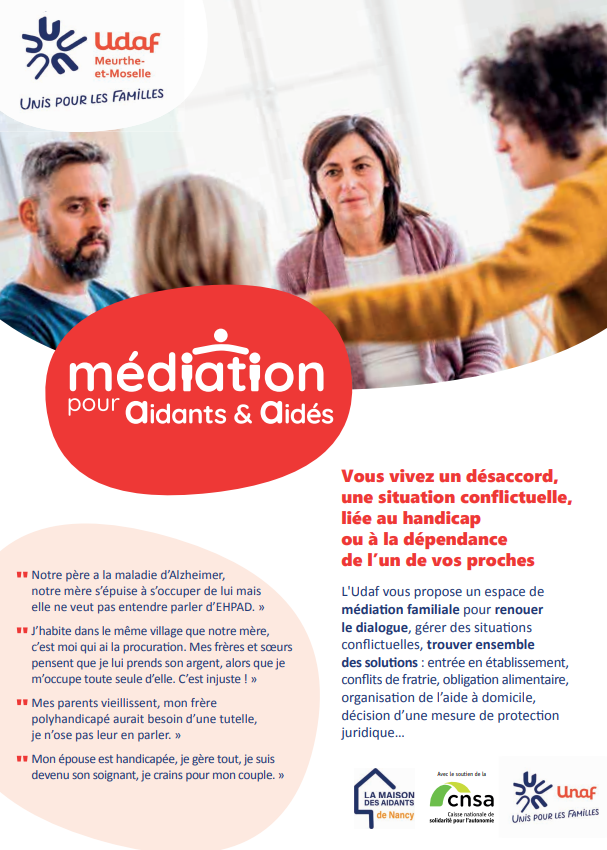  Médiation pour aidants et aidés