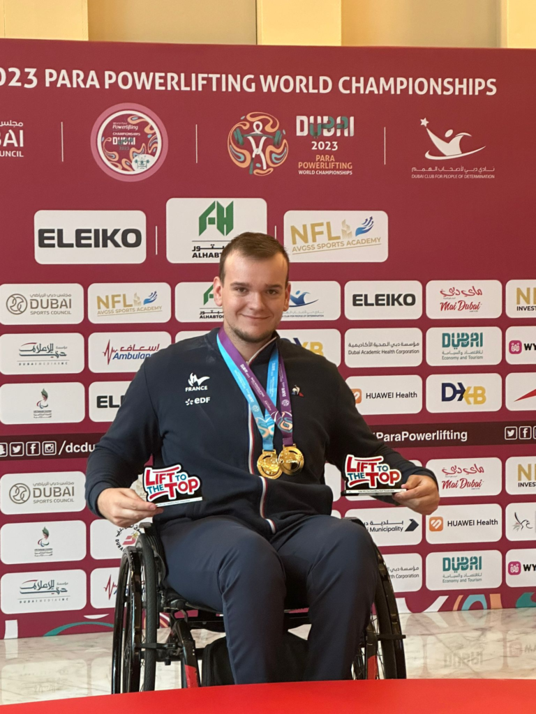 Grégory SCHREDER champion d'Europe et champion du monde en Haltérophilie 2023