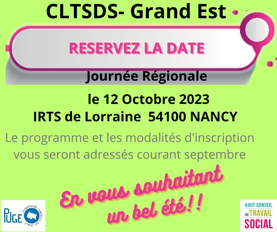 Réserver la date du 12 octobre 2023