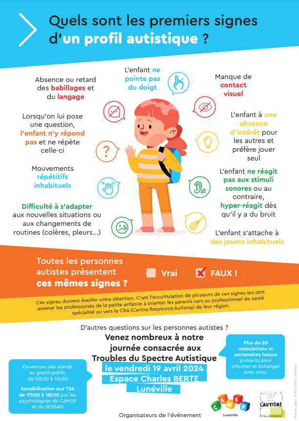 Les premiers signes de l'autisme
