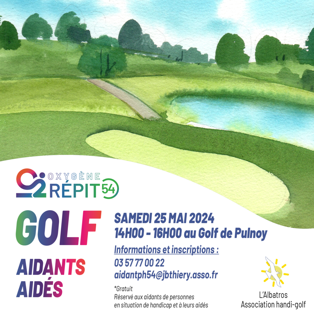 Répit golf aidants aidés