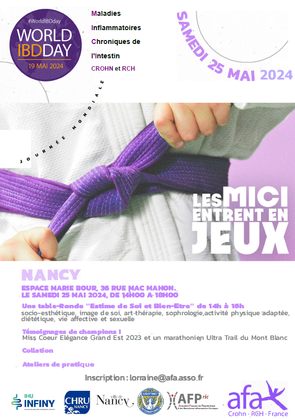 Journée mondiale des MICI 2024 à Nancy