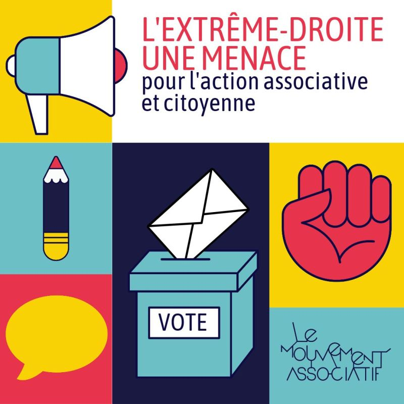 Le mouvement associatif inquiet de la montée de l'extrême droite