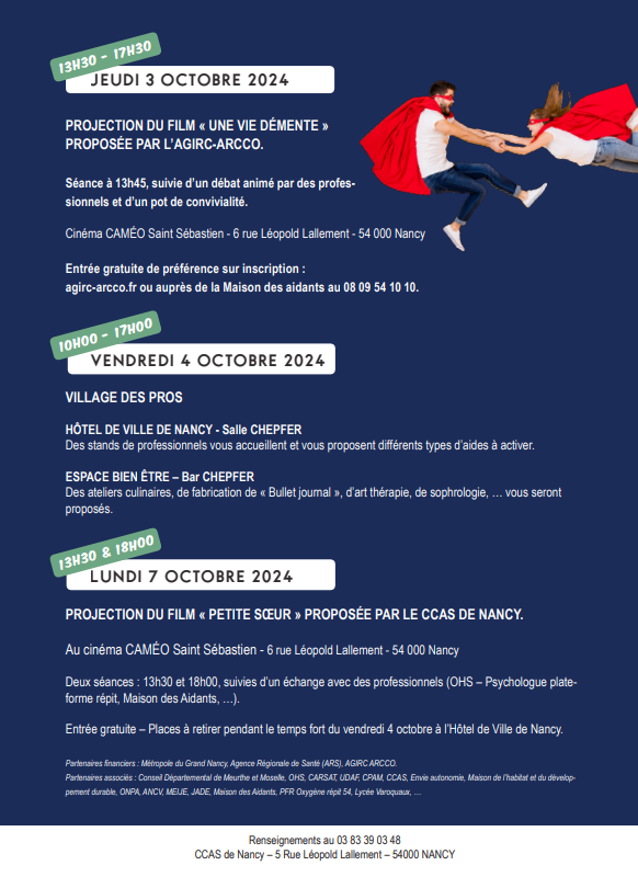 Programme : Nancy proche de vos aidants