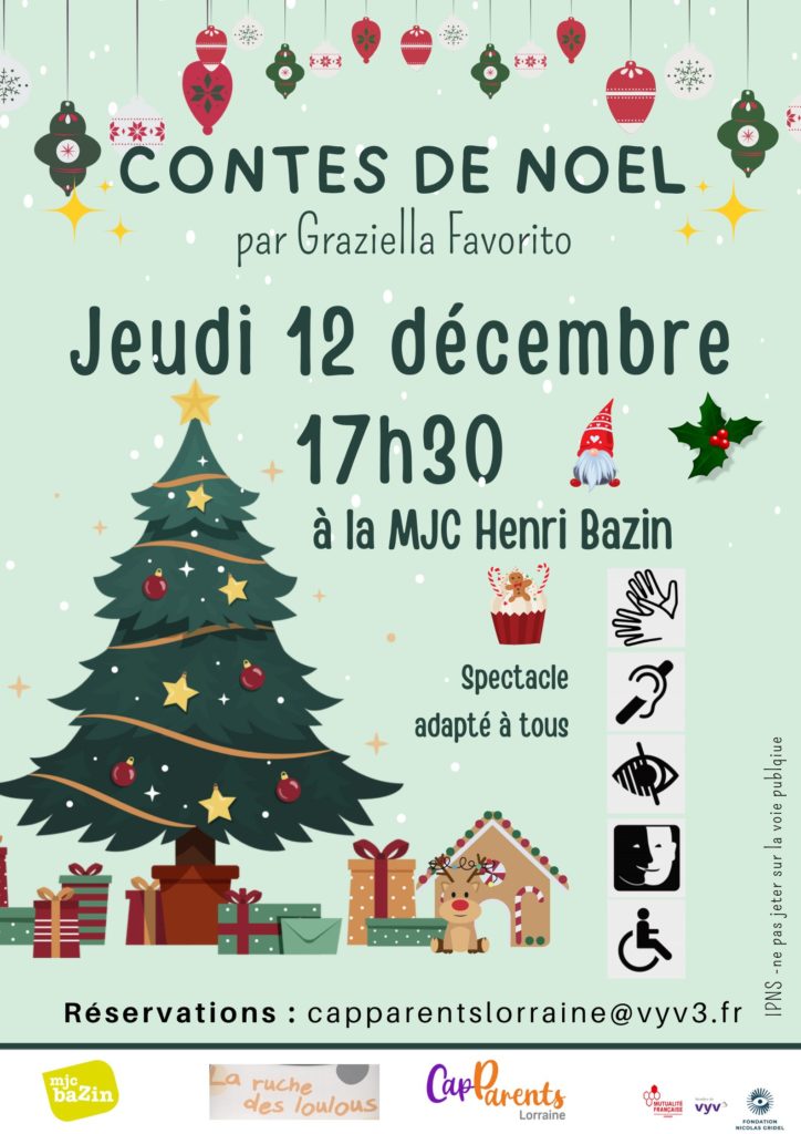 Fêtes de Noël de Cap Parents Lorraine