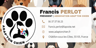 Coordonnées de l'association Adaptonchien
