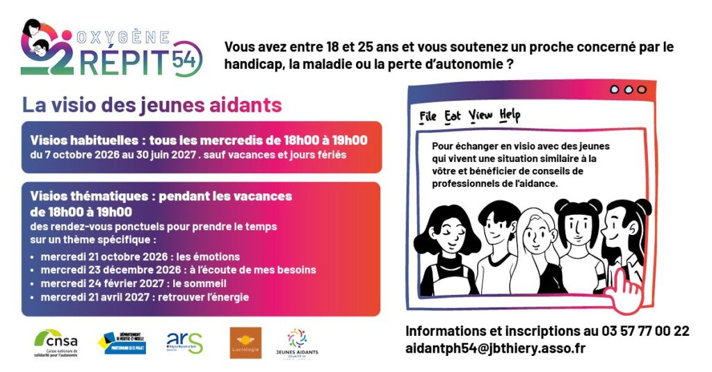 Visio jeunes aidants 2026 2027